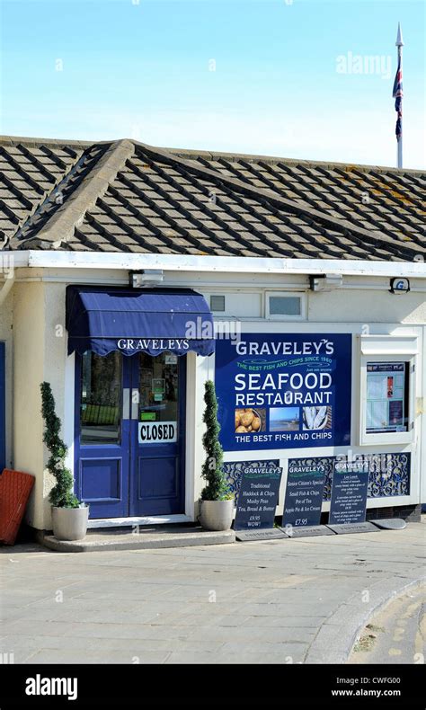 Sea Food Restaurant Fish And Chip Shop Whitby England Uk Stock Photo