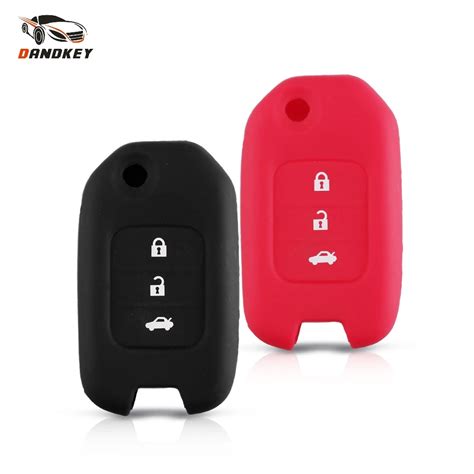 Dandkey Silicone Car Key Case For Honda Accord Crv Civic Jazz Crider