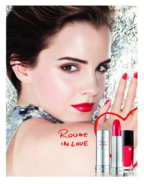 Photo Emma Watson Pour Rouge In Love De Lancôme Purepeople