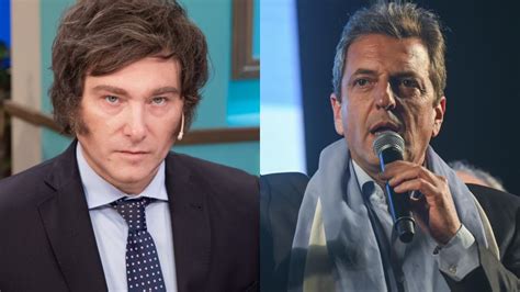 Sergio Massa Y Javier Milei Se Enfrentaron En El Ltimo Debate Antes De