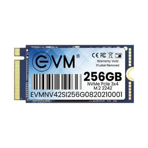 256Gb NVMe PCIe Ssd M 2 2242 Evm 1 Cut Acmetech In