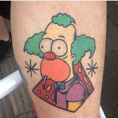 Tattoo Uploaded By Robert Davies • Krusty Tattoo By Severepunishment