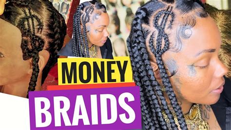 Dollar Sign Braids Tutorial Youtube