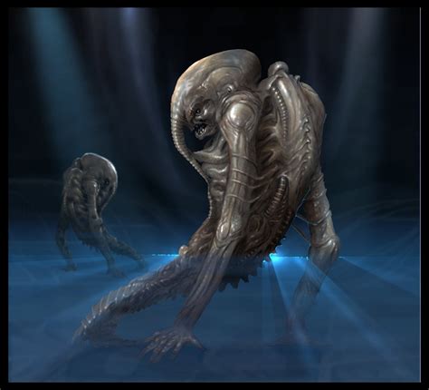 Aliens And Predators Cool Space Jockey Concept Art By Harnois75 On