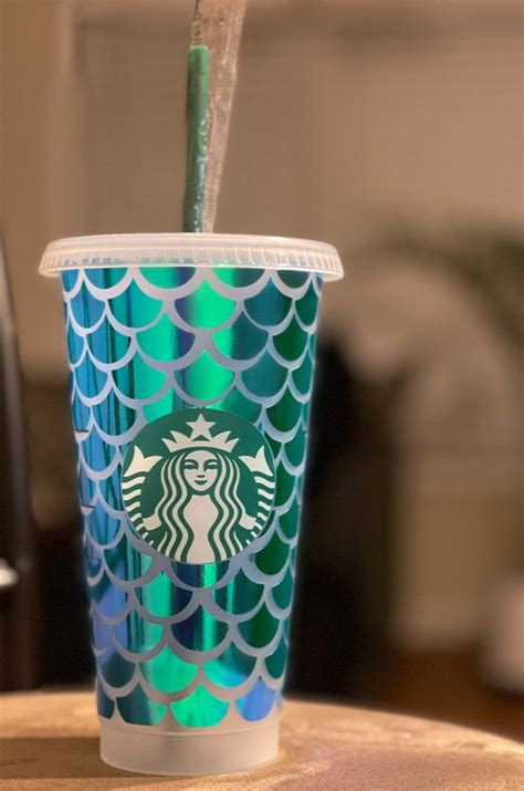 Mermaid Starbucks Cup Etsy