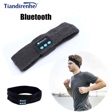 Tiandirenhe Wireless Bluetooth Sleep Headphone Headband Hat Soft Warm Sports Smart Cap Smart