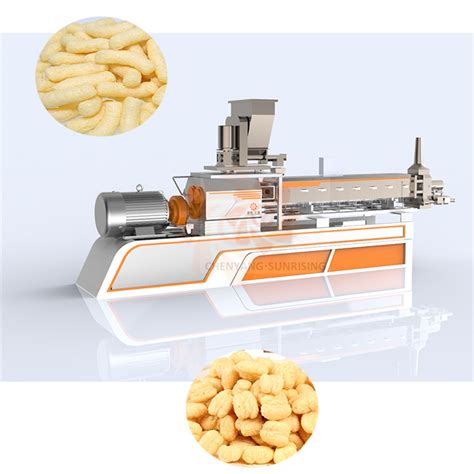 Corn Puffed Snack Food Machinery Puffing Snack Processing Production