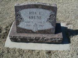 Rita Elizabeth Kruse Find A Grave Reminne