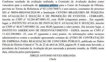 Concurso PMDF Oficial Cebraspe organizará novo edital Direção Concursos