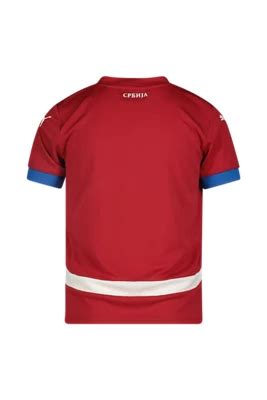 Puma Serbien Home Replica Kinder Fussballtrikot EM 2024 In Rot Kaufen