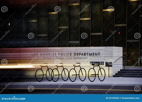 Lapd Editorial Stock Photo Image Of Downtown Lights 62169263