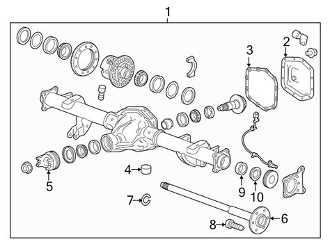 Chevrolet Colorado Axle Assembly Rear Abwb Code Absh 23234090 Gmpartscorp Salisbury Nc