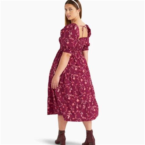 Hill House Dresses Hill House Home Nesli Nap Dress In Burgundy