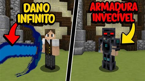 Minecraft Espada De Dano Infinito Vs Armadura Invec Vel Quem Ganha