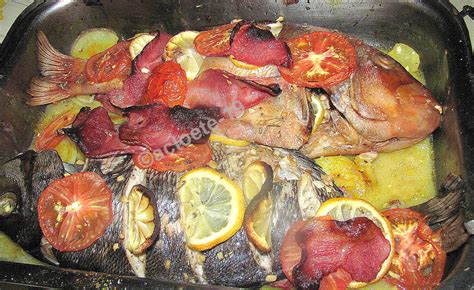 BAKED SEA BREAM WITH TOMATOES AND CORIANDER - Your Recipe Blog