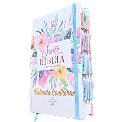 Biblia Personalizada Con Nombre Tabs Reina Valera Letra Grande