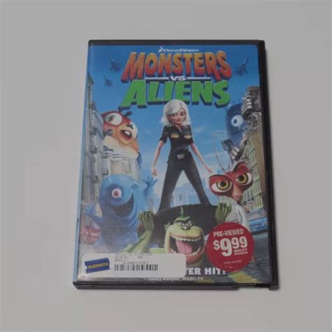 Monsters Vs Aliens Dvd Movie Dreamworks Animated Picclick Uk