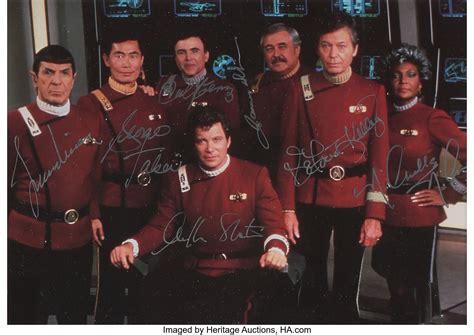 Star Trek Signed Limited Edition Cast Photo Movietv Memorabilia