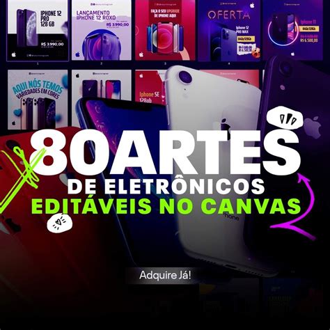 80 Templates De Eletrônicos Editáveis No Canva