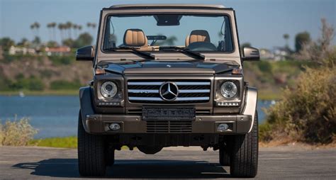 Mercedes Benz G500 Cabriolet Final Edition Hits The Auction Block