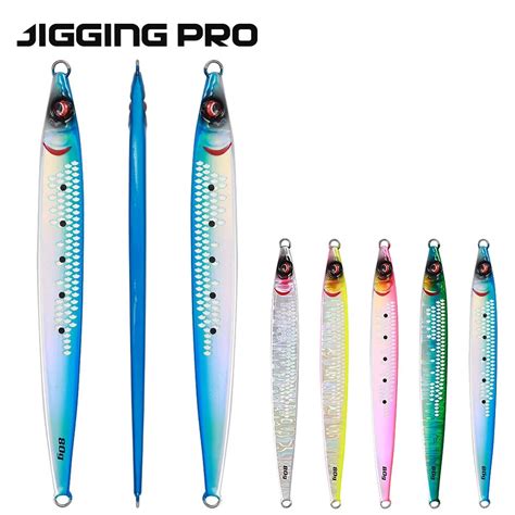 Jiggingpro 60g 80g 100g Sardinha Slider Jigging Isca De Revestimento Uv