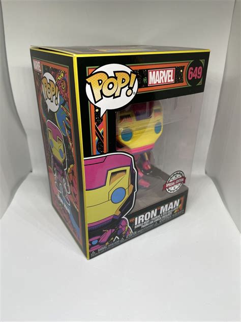 Funko Pop Marvel Black Light Iron Man Special Edition Vinyl Figure