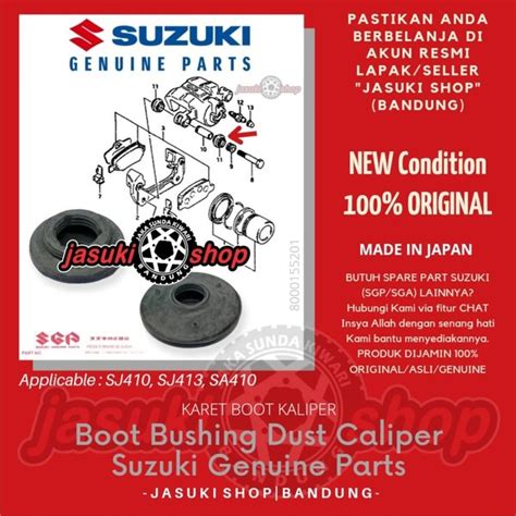 Jual Karet Boot Bushing Caliper Kaliper Rem Cakram Depan Suzuki Forsa