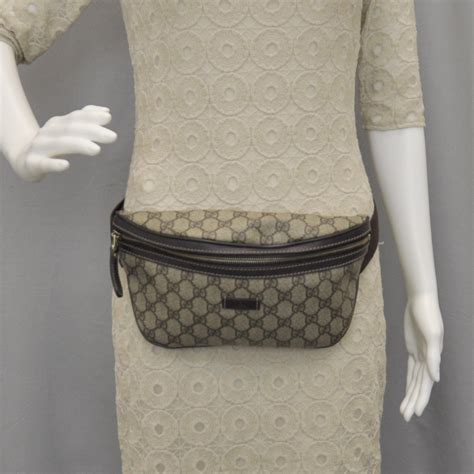 Gucci Monogram Fanny Pack Belt Bag 31207