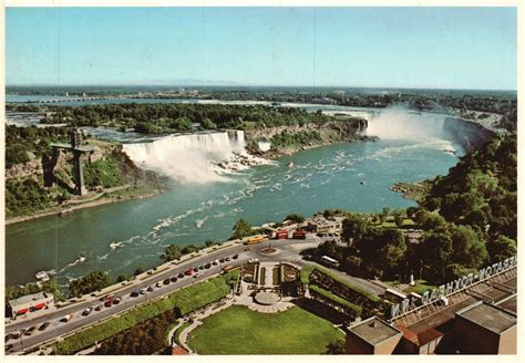 Vintage Postcard Niagara Falls Ontario Canada Honeymoon Capital Of