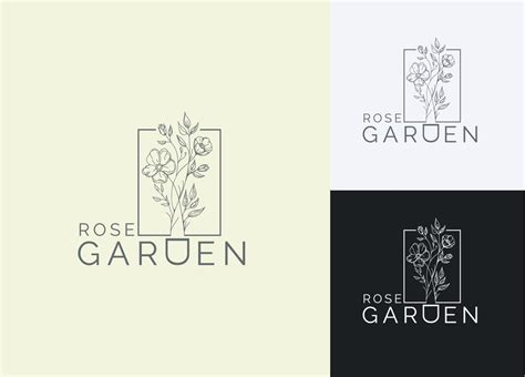 Minimalist Floral Logo Design Template 9948600 Vector Art At Vecteezy