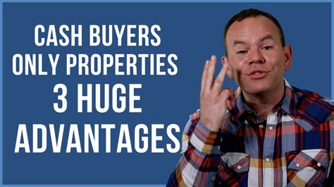 3 Advantages Of Buying Cash Buyers Only Properties YouTube