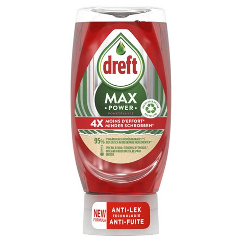 Dreft Max Power Afwasmiddel Pomegranate 370 Ml Plein Nl