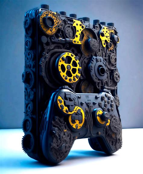 Artstation Console Made Of Gears Ai