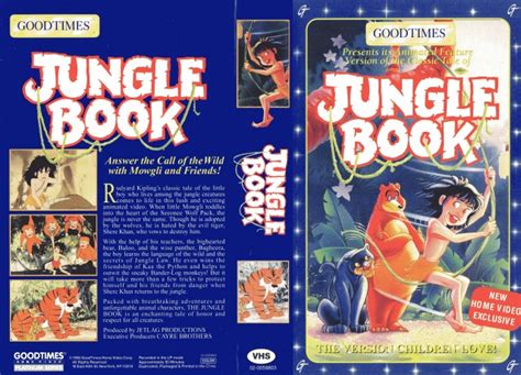 Jungle Book VHS By Goodtimes 1994 Animationcult On Tumblr