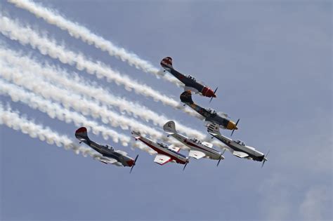 Duxford Flying Legends 2013 Aero Stars Yak 50 Formation Te Flickr