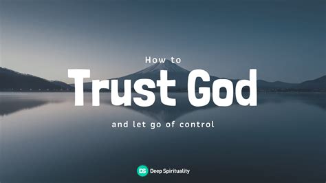 How To Trust God And Let Go 5 Tips For Control Freaks