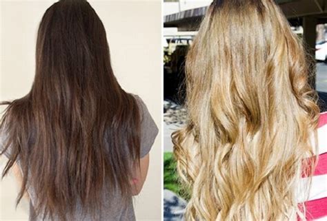 Hydrogen Peroxide Ombre Hair