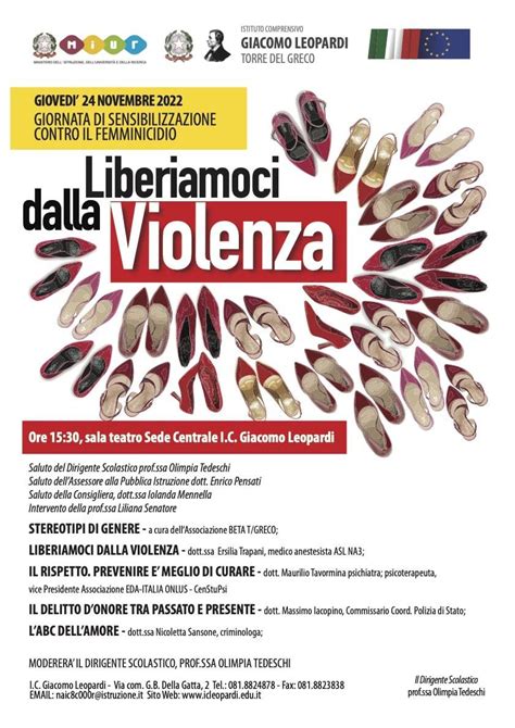 Liberiamoci Dalla Violenza Giornata Sensibilizzazione Contro Il