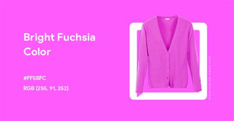 Bright Fuchsia color hex code is #FF5BFC