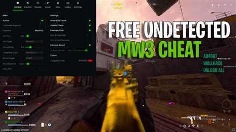 Free Mw Cheat Unlock All Works For Mw Warzone Works On