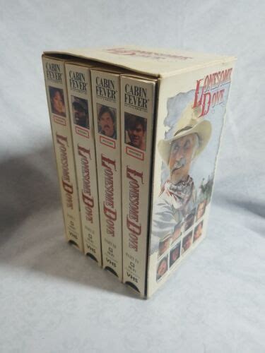 Lonesome Dove VHS 1991 4 Tape Box Set Robert Duvall Tommy Lee