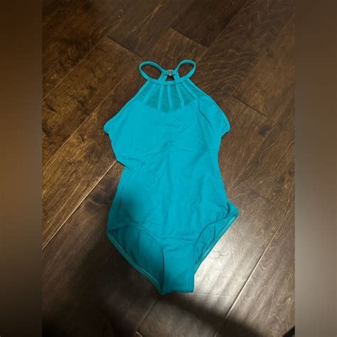 Natalie Dancewear Tops Natalie Couture Leotard Teal Poshmark