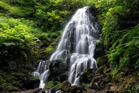 Waterfalls in the Columbia River Gorge 11103388 Stock Photo at Vecteezy