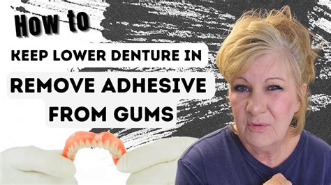 Denture Dart V Denture Gel Adhesive Remover Remove Denture