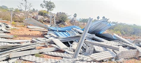 అక్రమ నిర్మాణాల కూల్చివేత Demolition Of Illegal Structures