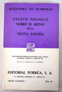 Libro Ensayo Pol Tico Sobre El Reino De La Nueva Espa A De Humboldt