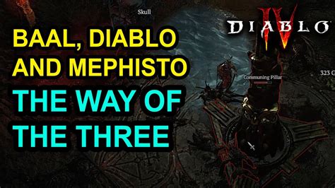 Baal Diablo And Mephisto Statue Location The Way Of The Three Diablo