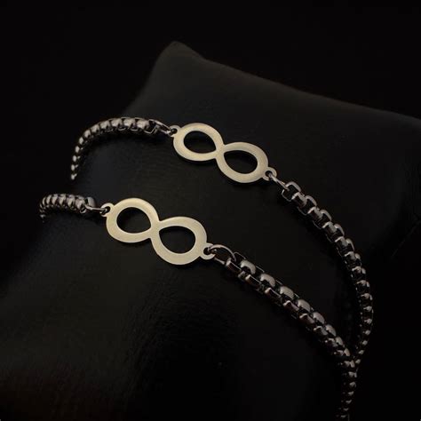 Conjunto Pulseiras Infinito Para Casal Tendências