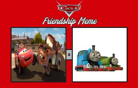 Mcqueen And Mater As Thomas And Percy By Simonstudio587 On Deviantart