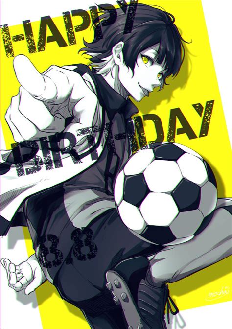 「happybirthday蜂楽廻 蜂楽廻誕生祭2023 ブルーロックfa」もちゃのイラスト